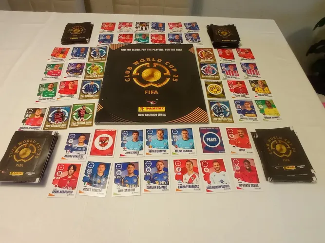 Coleção de Figurinhas Club World Cup 25 FIFA Panini