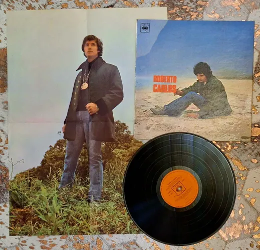 Roberto Carlos Lp 1969 com Pôster, Raríssimo em ótimo estado de conservação