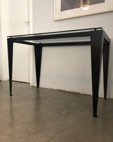 Mesa com tampo de Vidro Tok&Stok