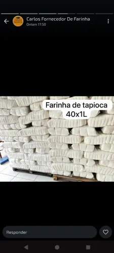 Farinha de Tapioca 40x1L