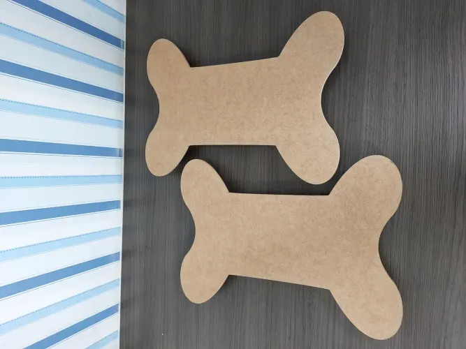 Bandejas em MDF para decoração.