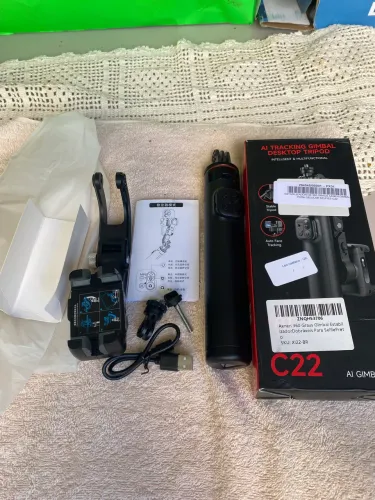 Axnen 360 Graus Gimbal Estabil izadorDobráveis Para SelfiePret SKU C22
