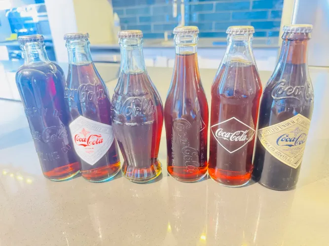 Garrafas Antigas de Coca-cola