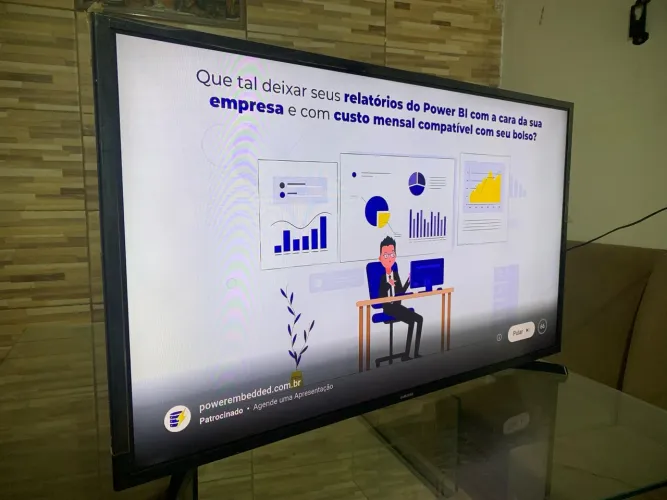 Tv smart Samsung 43 polegadas sistema tizen 