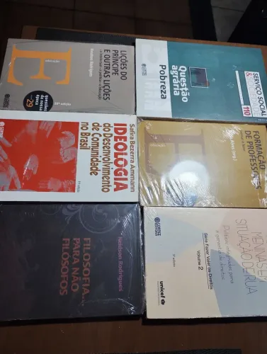 Coleção de Livros Lacrados - Filosofia, Sociologia e Educação