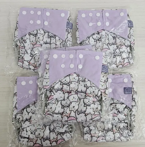 Kit de 6 Fraldas Ecológicas Elinfant FRETE GRÁTIS 