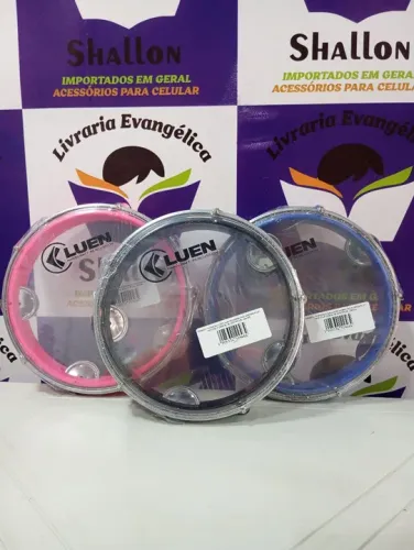 Pandeiro Júnior Luen - 8 Polegadas - Diversas Cores