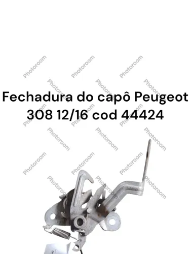 Fechadura Do Capô Peugeot 308 12/16 Cod 44424