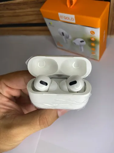 Fone de Ouvido Bluetooth Branco FN-BA3 Wireless A?Gold an2