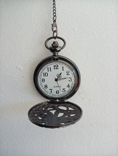 Relógio de bolso Quartz personalizado original Bateria