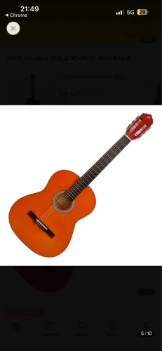 Violão Acústico Nylon Estudo N-14 Natural GIANNINI