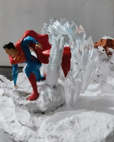Diorama Superman: A Fortaleza da Solidão