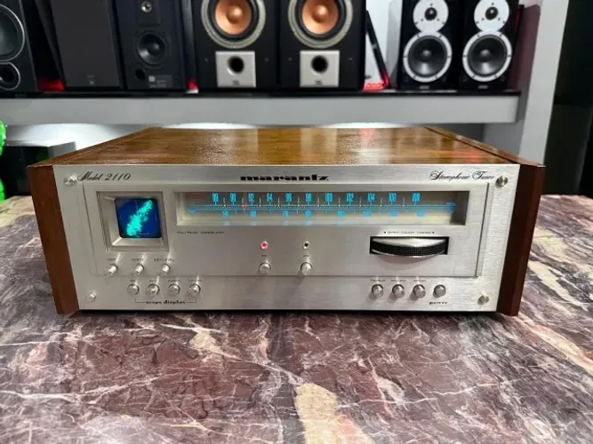 Tuner Marantz 2110 Case de Madeira - Som Vintage Hifi Hi-fi Jbl Pioneer Sansui Receiver