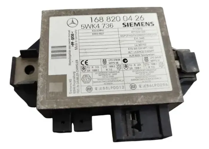 Módulo Imobilizador Mercedes Classe A 160 190 2001 2002 2003