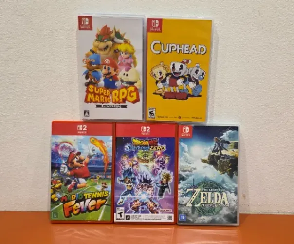 Venda ou Troca de Jogos Nintendo Switch 1 e 2