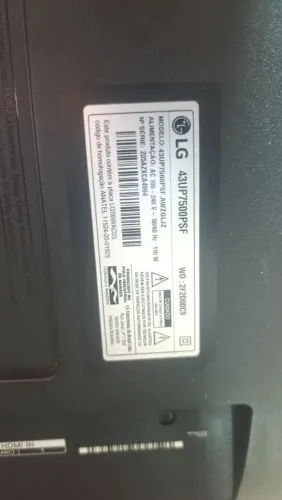Tv LG 43 polegadas com tela quebrada