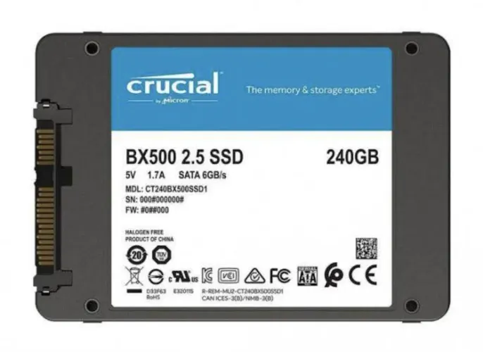 SSD 240GB CRUCIAL