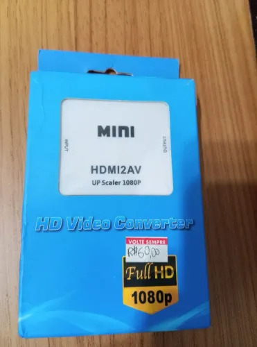 Conversor HDMI/ AV 1080p ( aceita cartão )