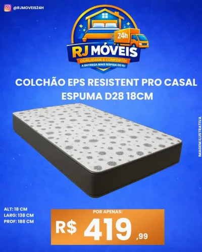 Colchão casal EPS D28