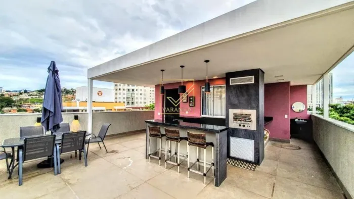 Cobertura, 3 quartos, 1 suite, 2 vagas