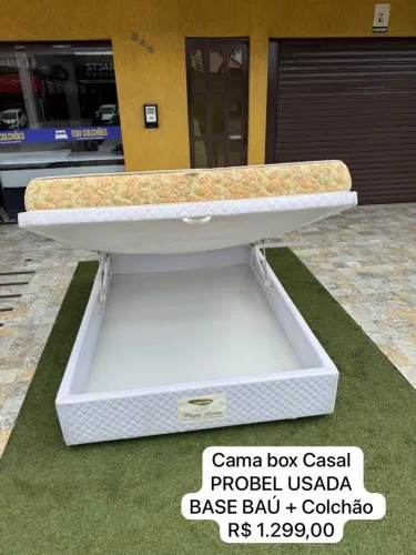 Cama Box Casal PROBEL USADA  - ENTREGO 