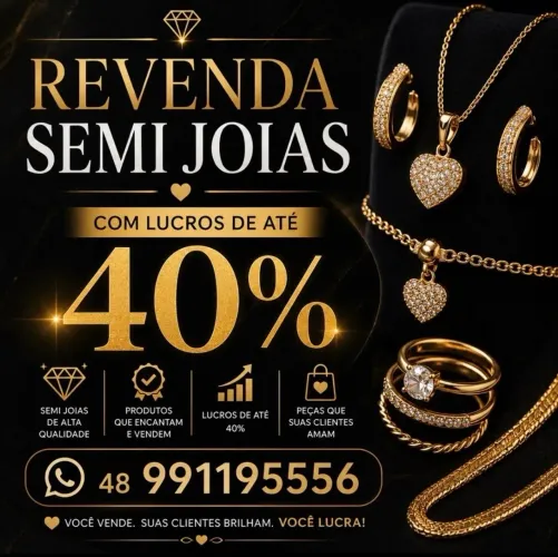 Revenda semi joias