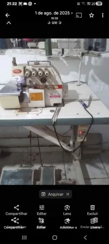 Vendo uma overlock ponto cadeia direct drive seme nova