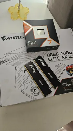 Kit Gamer Ryzen 7 9800X3d Novo, 12 meses de garantia