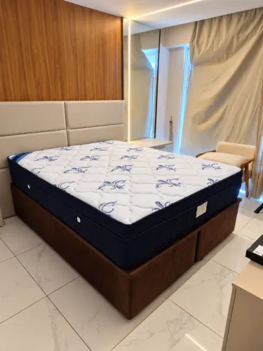 Cama Baú Queen + Colchão Ortobom Liberty - R$ 3.000