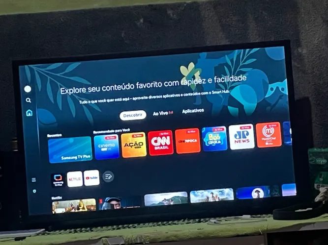 Smart TV Samsung 32 Polegadas Wi-Fi Netflix YouTube + Controle Original