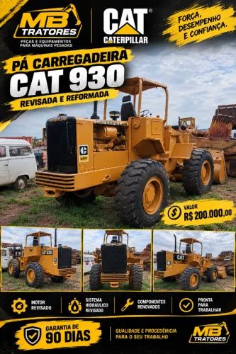 Trator Pá Carregadeira Caterpillar 930