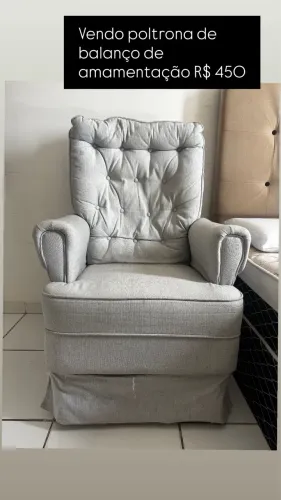 Vendo poltrona de balanço de amamentação 
