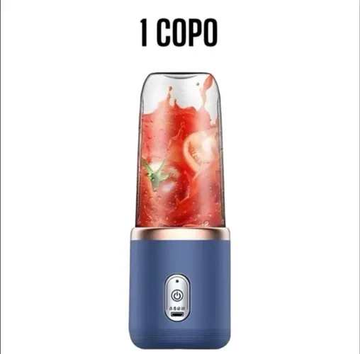 Mini liquidificador portátil 400ml com carregador