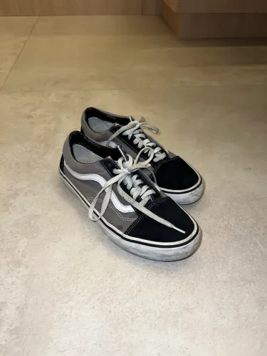 vans old skool black pewter tamanho 38