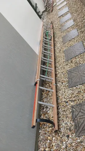 Aceito Cartão escada Fibra 22 degraus 6.40mts