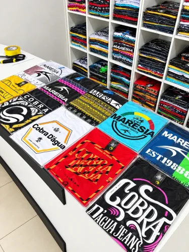 Kit 10 camisetas Maresia e cobra d'água 