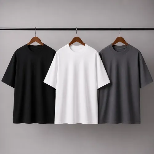 kit 3 camisetas oversized