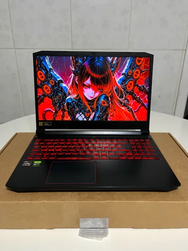 NOTEBOOK GAMER ACER NITRO RYZEN 7 16GB RAM, 512SSD COM CAIXA E ACESSÓRIOS - PROMOÇÃO