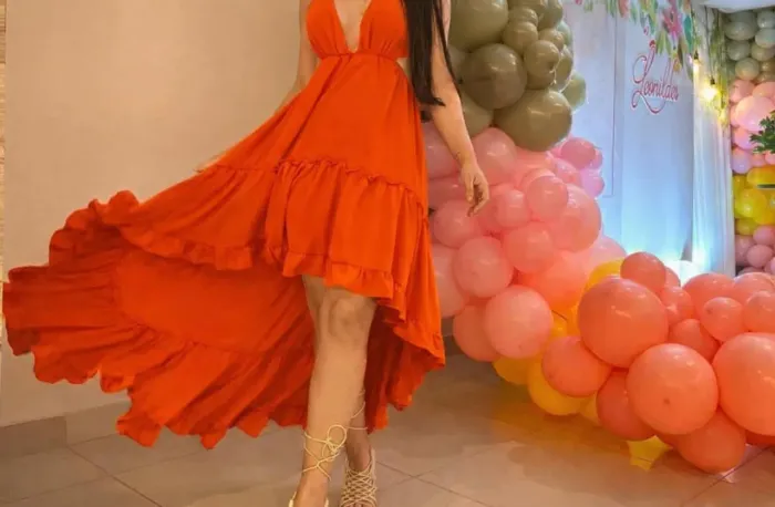 Vestido de Babado
