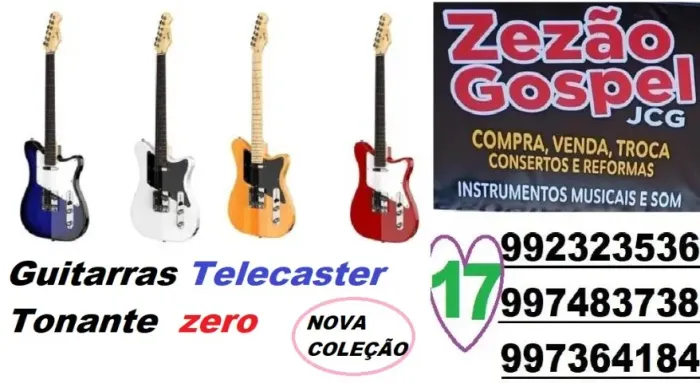 Guitarra Telecaster Tonante zero