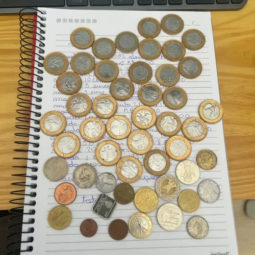 Coleção Moedas Antigas Raridade 