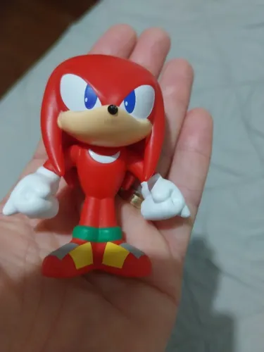 Boneco Knuckles Sonic The Hedgehog Burger King 2024