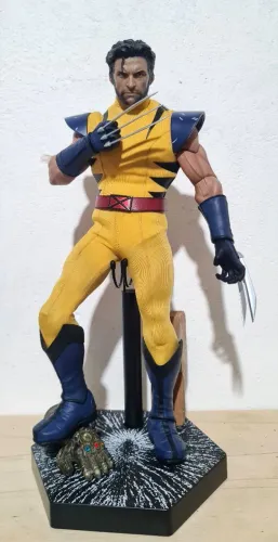 Wolverine Sideshow = Hot toys Head Hugh Jackman 1/6