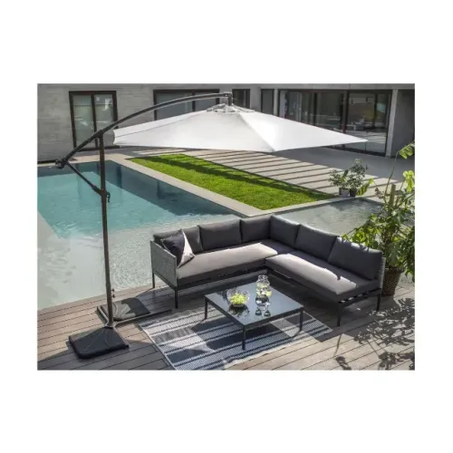 Ombrelone Lateral 245x270cm Natural - Just Home Collection