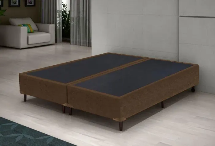 Base queen Suede marrom