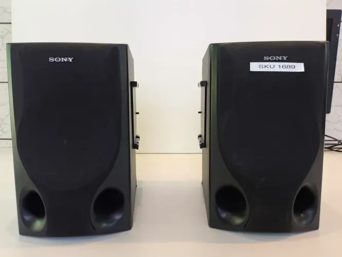 Par de Caixas Sony SS - H450 6 ohms ( DO MICRO SYSTEM HCD H550M). FUNCIONANDO