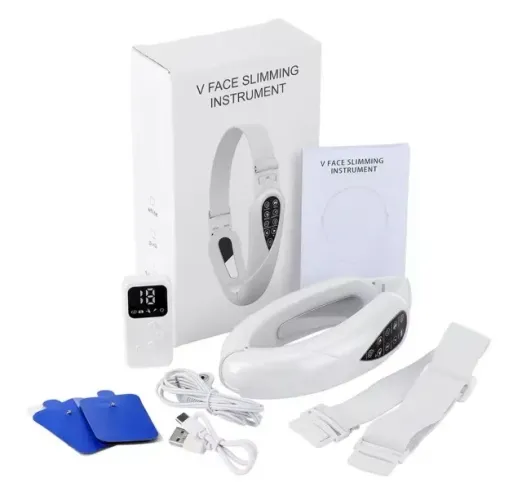 massageador facial elétrico com microcorrente, ideal para auxiliar na definição do contorn