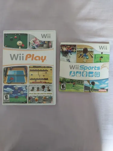 Jogos Wii Play + Wii Sports para Nintendo Wii