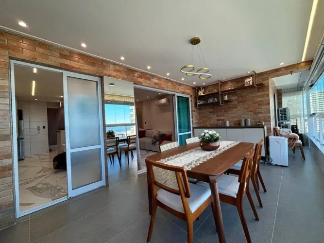 APARTAMENTO COM 126,00 m² - AVIAÇÃO - PRAIA GRANDE SP