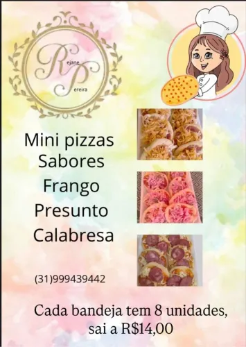 Mini pizza R$14,00
